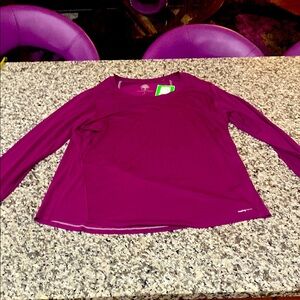 Women's Purple Long Sleeve Top